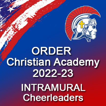 ORDER Christian Academy intramural cheerleaders 2022-23 here